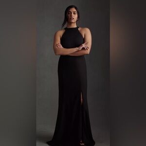 BHLDN Serephina Crepe Maxi Dress